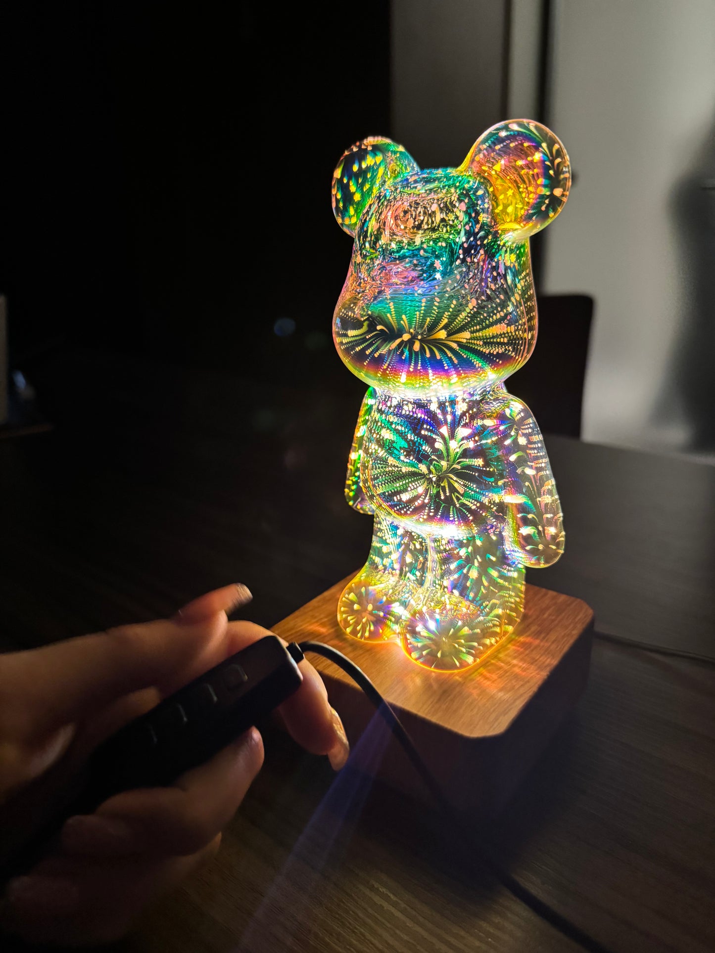 LightLuxe Glass LuminaBear Brick Glow